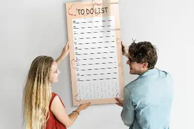Magnetische To-Do-Liste beschreibbare Tafel