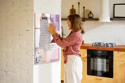 Magnettafel Aufgabenliste beschreibbar