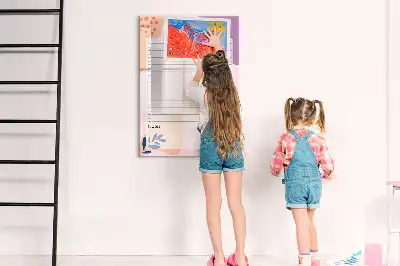 Magnettafel Aufgabenliste beschreibbar