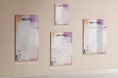 Magnettafel Aufgabenliste beschreibbar