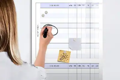 Putzplan magnetisch und beschreibbar
