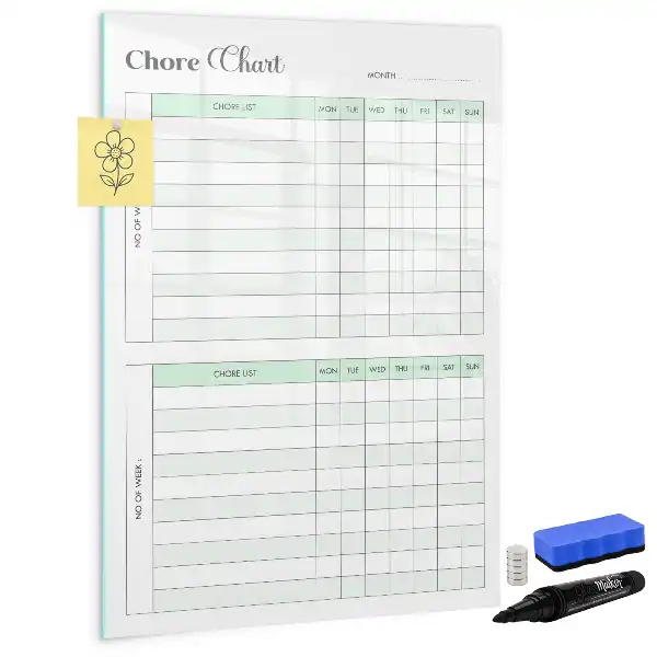 Magnettafel zum Beschreiben Aufgabentafel für eine strukturierte Organisation