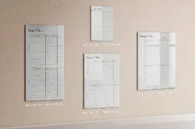 Magnettafel zum Beschreiben Aufgabentafel für eine strukturierte Organisation