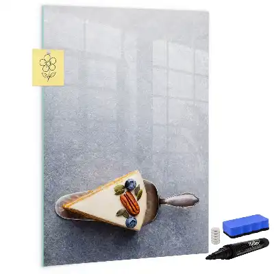 Magnettafel zum Beschreiben in Tortenstück-Form