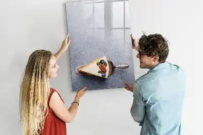 Magnettafel zum Beschreiben in Tortenstück-Form