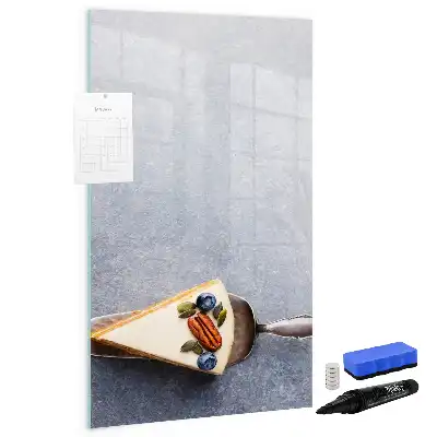 Magnettafel zum Beschreiben in Tortenstück-Form