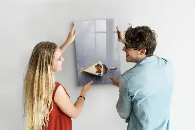 Magnettafel zum Beschreiben in Tortenstück-Form