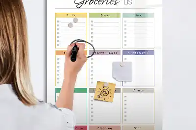 Magnetische Einkaufsliste beschreibbare Magnettafel
