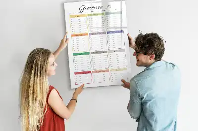 Magnetische Einkaufsliste beschreibbare Magnettafel