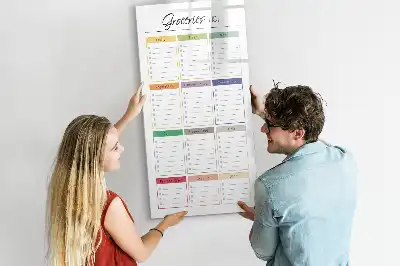 Magnetische Einkaufsliste beschreibbare Magnettafel