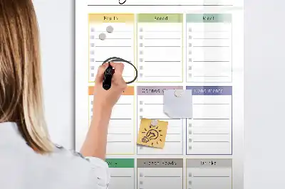 Magnetische Einkaufsliste beschreibbare Magnettafel
