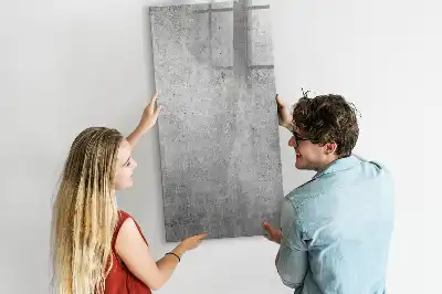 Beschreibbare Magnettafel in der Ausführung Heller Beton
