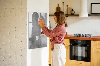 Beschreibbare Magnettafel in der Ausführung Heller Beton