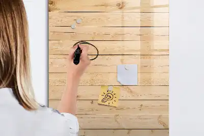 Magnettafel zum Beschriften helle Ausführung