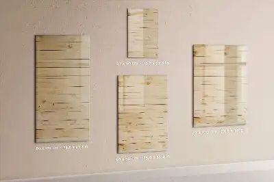 Magnettafel zum Beschriften helle Ausführung