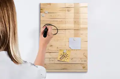 Magnettafel zum Beschriften helle Ausführung