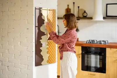 Magnettafel beschreibbar mit Motiv Eis mit Soße