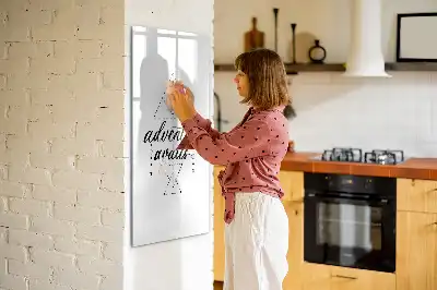 Magnettafel beschreibbar Motiv Abenteuer