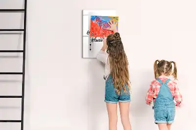 Magnettafel zum Schreiben Motiv Abenteuer