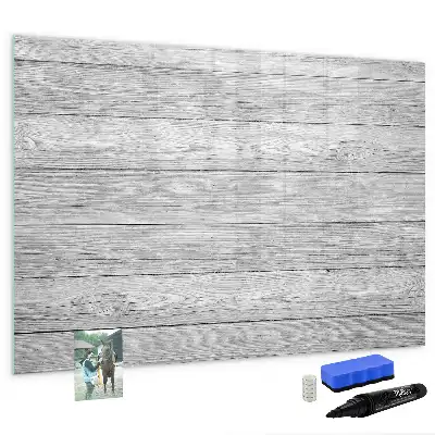 Schreib-Magnettafel aus Holzpaneelen