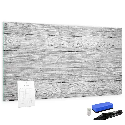 Schreib-Magnettafel aus Holzpaneelen