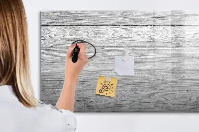 Schreib-Magnettafel aus Holzpaneelen