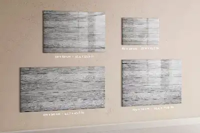 Schreib-Magnettafel aus Holzpaneelen