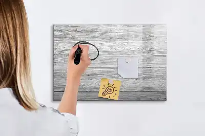 Schreib-Magnettafel aus Holzpaneelen