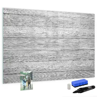 Schreib-Magnettafel aus Holzpaneelen