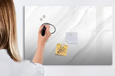 Beschreibbare Magnettafel in Dekormarmor
