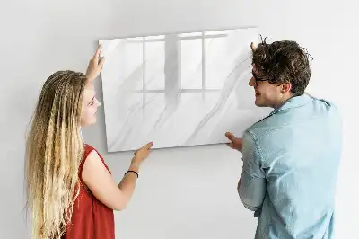 Beschreibbare Magnettafel in Dekormarmor