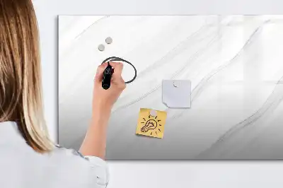 Beschreibbare Magnettafel in Dekormarmor