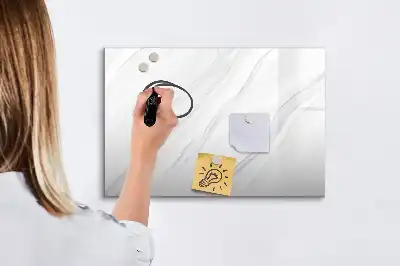 Beschreibbare Magnettafel in Dekormarmor