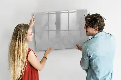 Schreib-Magnettafel in Steinwand-Optik