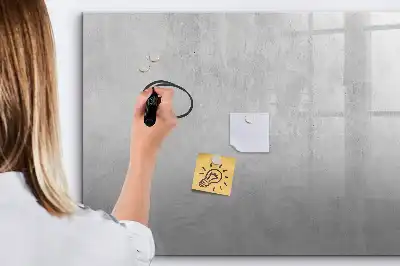 Schreib-Magnettafel in Steinwand-Optik