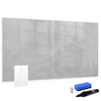 Schreib-Magnettafel in Steinwand-Optik