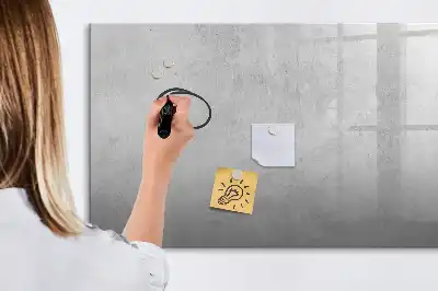 Schreib-Magnettafel in Steinwand-Optik