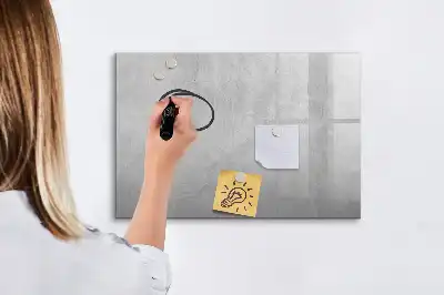 Schreib-Magnettafel in Steinwand-Optik
