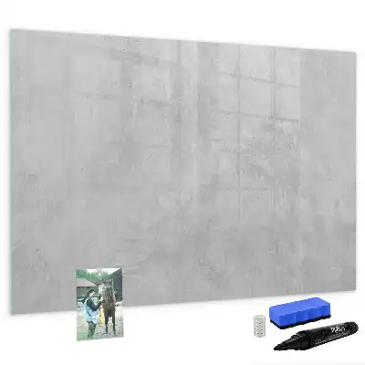 Schreib-Magnettafel in Steinwand-Optik