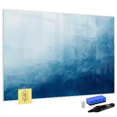 Schreib-Magnettafel mit Wasser-Abstraktion Motiv