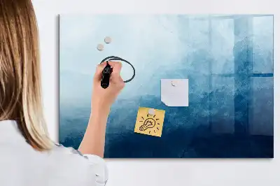 Schreib-Magnettafel mit Wasser-Abstraktion Motiv