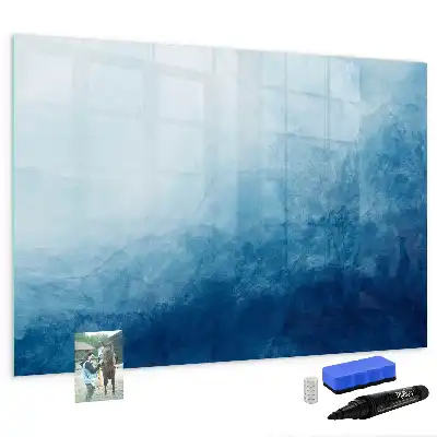 Schreib-Magnettafel mit Wasser-Abstraktion Motiv