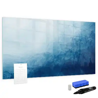 Schreib-Magnettafel mit Wasser-Abstraktion Motiv