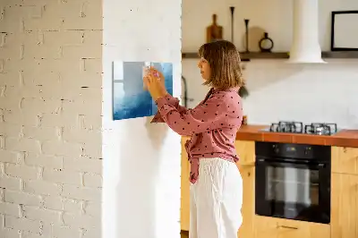 Schreib-Magnettafel mit Wasser-Abstraktion Motiv