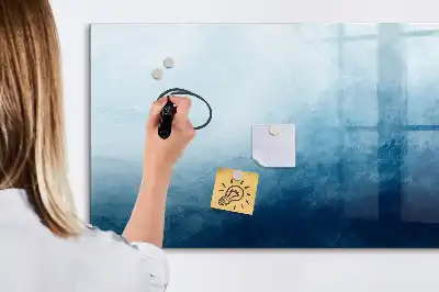 Schreib-Magnettafel mit Wasser-Abstraktion Motiv