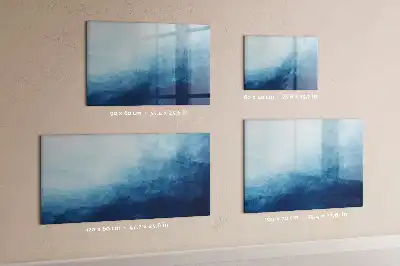 Schreib-Magnettafel mit Wasser-Abstraktion Motiv