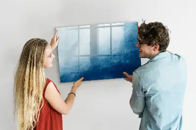 Schreib-Magnettafel mit Wasser-Abstraktion Motiv