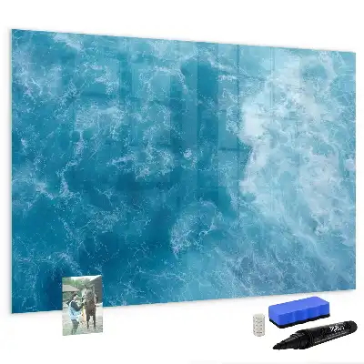 Schreib-Magnettafel in Meerwasser-Optik