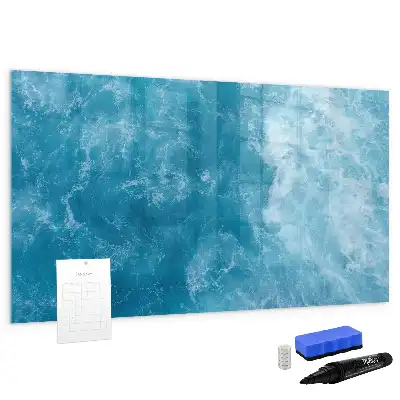 Schreib-Magnettafel in Meerwasser-Optik