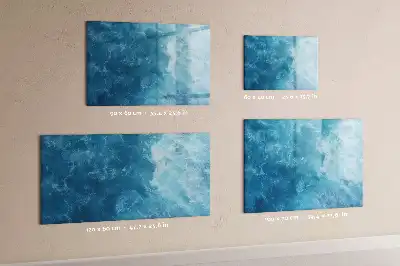 Schreib-Magnettafel in Meerwasser-Optik